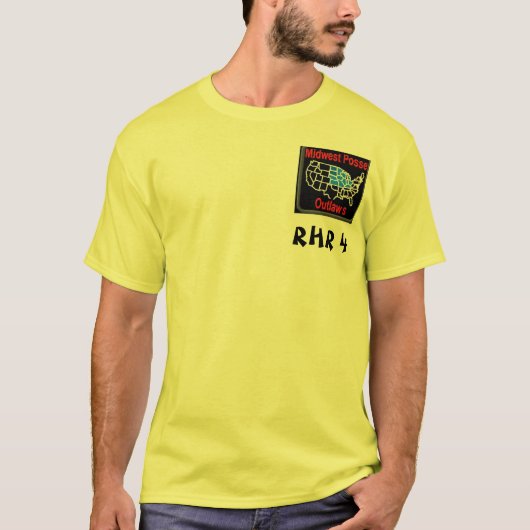 MWP GEÄCHTETE, RHR 4 T-Shirt (Vorderseite)