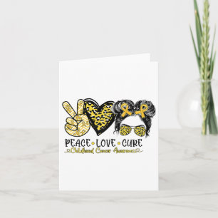 Mwpp Leopard Peace Liebe heilt Kinderkrebs Awar Karte