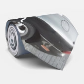 Mx5 zwart stropdas krawatte (Gerollt)