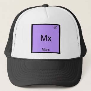 Mx - Marx Funny Element Chemistry Symbol T-Shirt Truckerkappe