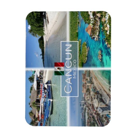 MX Mexico - Cancun - Magnet (Vertikal)
