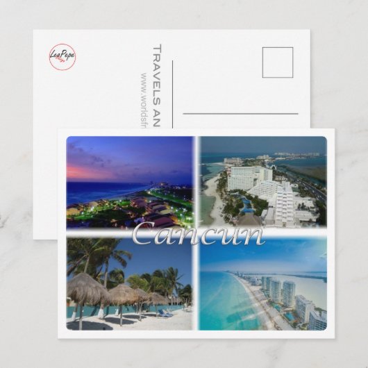 MX Mexico - Cancun - Postkarte (Vorne/Hinten)
