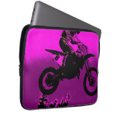 MX - Motocross Racer Laptopschutzhülle (Vorne Rechts)