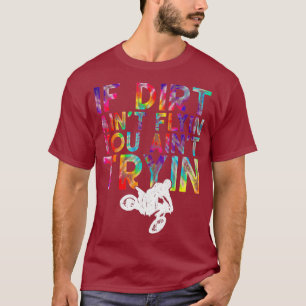 MX Motocross Ride Funny Dirt Bike Tie T-Shirt