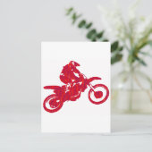MX RED STYLED POSTKARTE (Stehend Vorderseite)