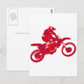 MX RED STYLED POSTKARTE (Vorne/Hinten)