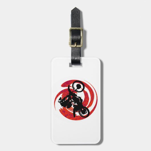 MX-REITfeuer Gepäckanhänger (Vorderseite vertikal)