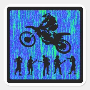 MX SPOON STYLIERT QUADRATISCHER AUFKLEBER