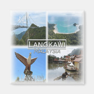 MY025 Asia, Malaysia, Langakwi, Kühlschrank Magnet