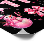 My 11th Birthday Nk Santa Coquette Snowman 11 Year Poster (Ecke)