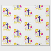 My 1st Birthday  Geschenkpapier (Flach)