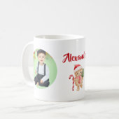 My 1st Christmas Little Reideer Photo Kaffeetasse (Vorderseite Links)