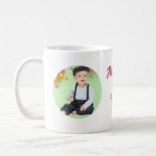 My 1st Christmas Little Reideer Photo Kaffeetasse (Links)