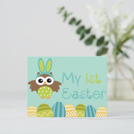 My 1st Easter Feiertagspostkarte (Stehend Vorderseite)