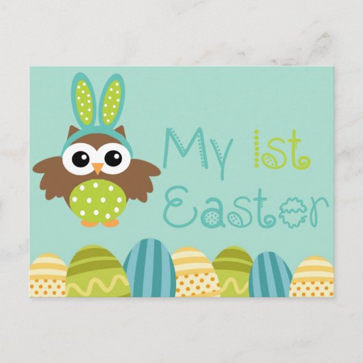 My 1st Easter Feiertagspostkarte (Vorderseite)