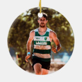 My 1st Marathon Runner First Marathoner Running Keramik Ornament (Hinten)