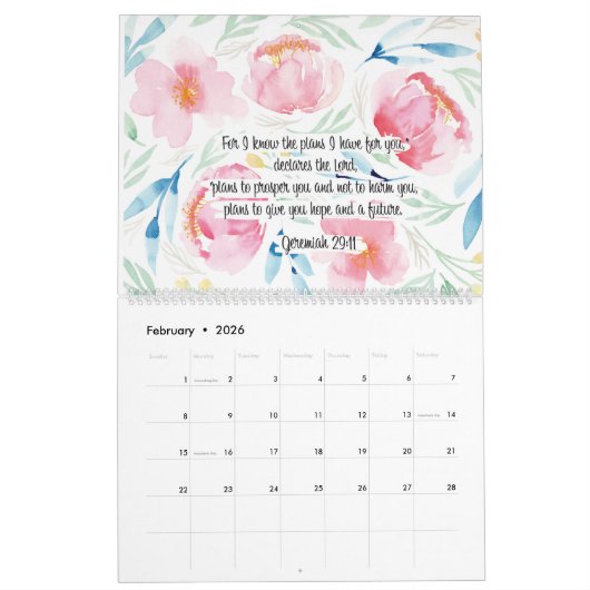 My 2020 Scripture Calendar Kalender (Feb 2026)