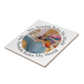 My Airedale Rules My World Fliese (Seite)