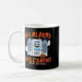 My Alarms Will Haunt Your Dreams Funny Icu Nurse H Kaffeetasse (Links)