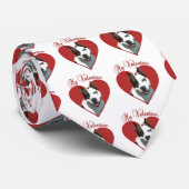 My AmStaff Valentine Krawatte (Gerollt)