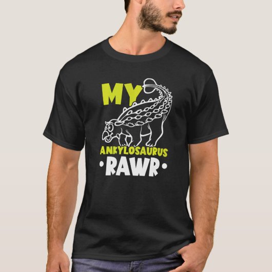 My Ankylosaurus Rawr Future Paleontologist Dinosau T-Shirt (Vorderseite)