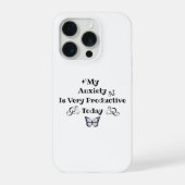 My Anxiety Is Very Productive Today – iPhone Hülle (Rückseite)