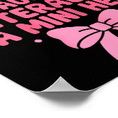 My Aunt Cant Get Mad At Me I'm A Mini Her Funny Ni Poster (Ecke)