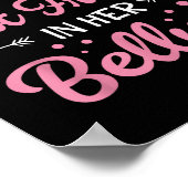 My Aunt Has My New Friend In Her Belly Funny Mom C Poster (Ecke)