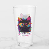 MY AURA SAYS GLAS (Rückseite)