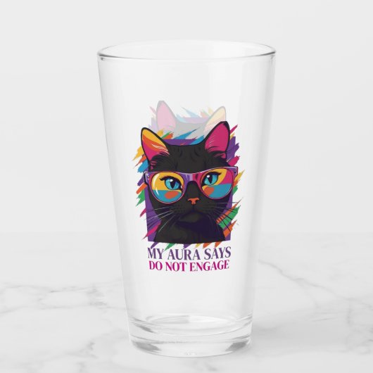 MY AURA SAYS GLAS (Vorderseite)