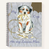 My Aussie Ate My Lesson Plan Notizbuch (Vorderseite)