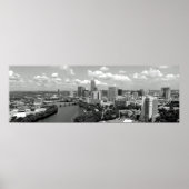 My Austin Skyline BW Poster (Vorne)