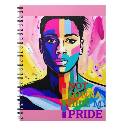 My Authenticity Spiral Foto Notebook Notizblock (Vorderseite)