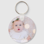 My Baby Photo Custom Schlüsselanhänger (Vorderseite)