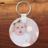 My Baby Photo Custom Schlüsselanhänger (Vorderseite)