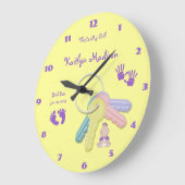 My Baby's Clock Große Wanduhr (Winkel)