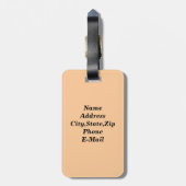 MY BAG, Eichhörnchen Liebe_ Gepäckanhänger (Rückseite vertikal)