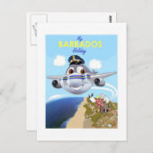 my barbados holiday postcard postkarte (Vorne/Hinten)