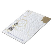 My Bedlington Terrier Ate my Lessingplan Notepad Notizblock (angewinkelt)