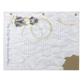 My Bedlington Terrier Ate my Lessingplan Notepad Notizblock (Vorderseite)