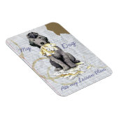 My Bedlington Terrier Ate My Lesson Plan Magnet (Rechte Seite)