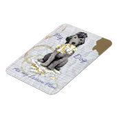 My Bedlington Terrier Ate My Lesson Plan Magnet (Linke Seite)