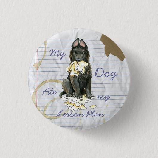 My Belgian Sheepdog Ate My Lesson Plan Button (Vorderseite)