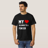 My Belongs To A Fencer T-Shirt (Vorne ganz)