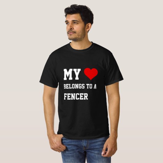 My Belongs To A Fencer T-Shirt (Vorne ganz)