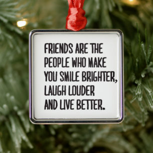 **MY BEST FREUND** ORNAMENT AUS METALL