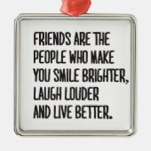 **MY BEST FREUND** ORNAMENT AUS METALL (Vorne)