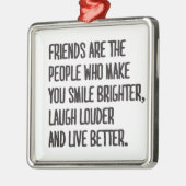 **MY BEST FREUND** ORNAMENT AUS METALL (Links)