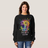 My Best Friend Is Golden Golden Retriever Humor Sweatshirt (Vorne ganz)