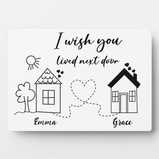 My Best Friend My Soul Sister Birthday Fotoplatte (Vorderseite)